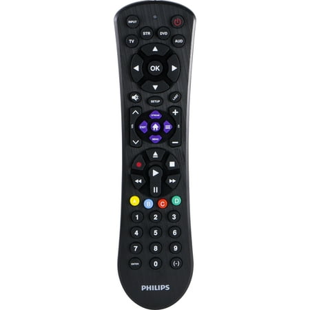 Philips 4-Device Universal Remote Control, Black, SRP9243B/27