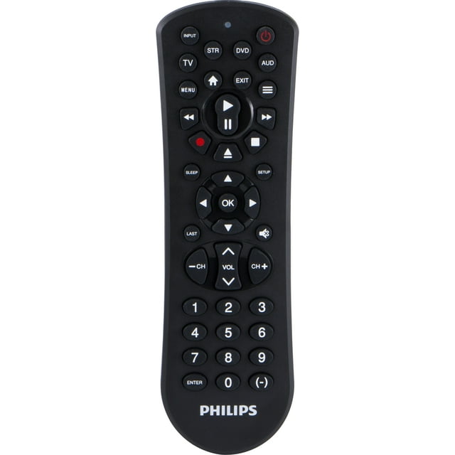 Philips 4Device Universal TV Remote Control in Black, SRP9141A/27
