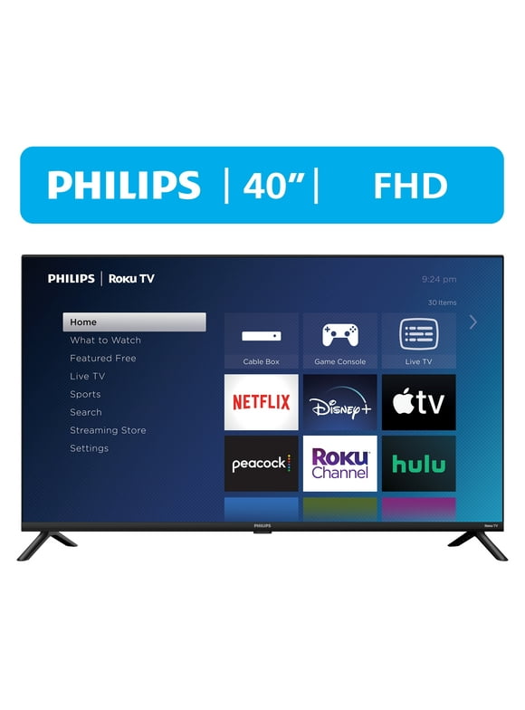 Philips 40" Class FHD (1080p) Roku Smart LED TV (40PFL6533/F7) (New)