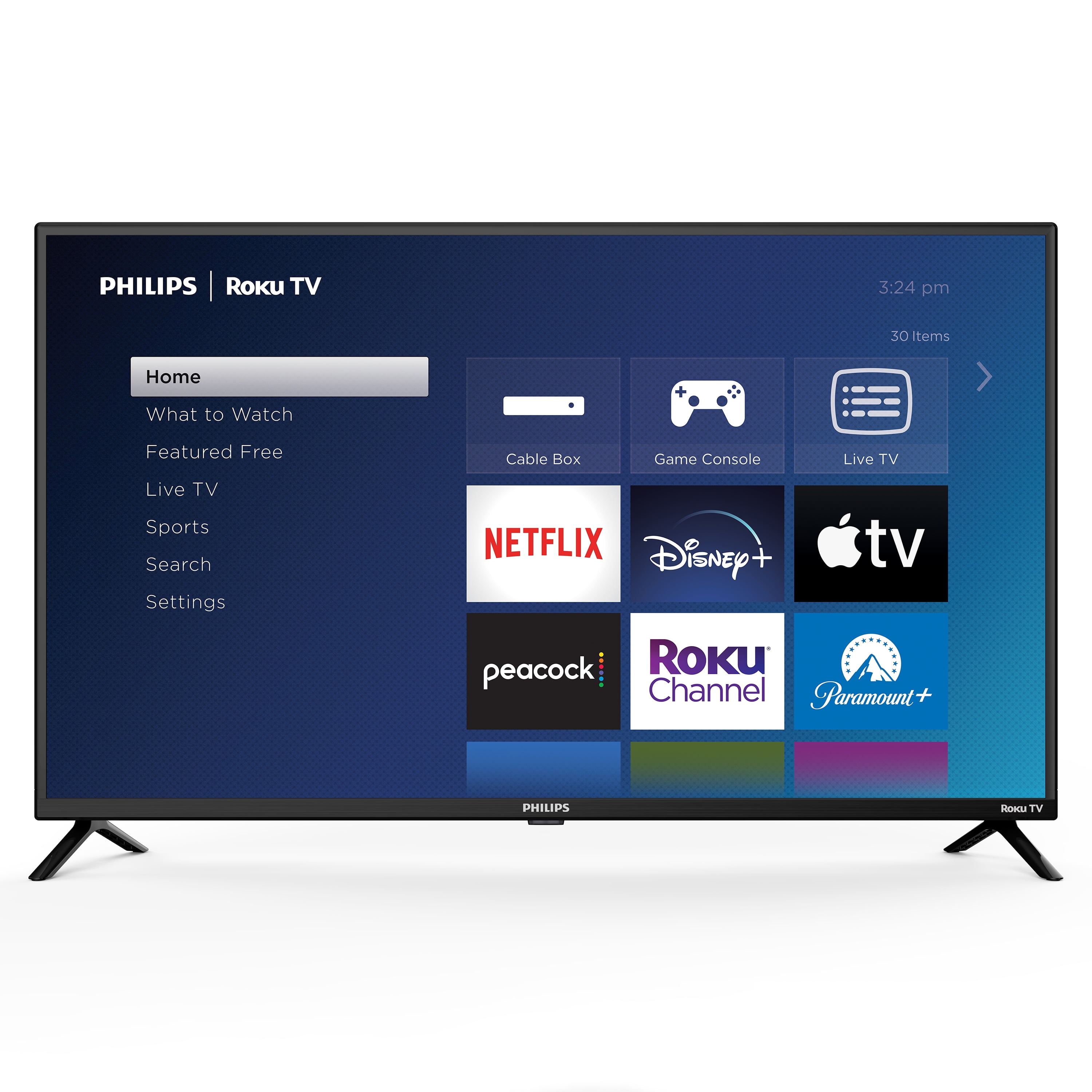 Philips 40 Class FHD 1080p Roku Smart LED TV 40PFL6533 F7 New 