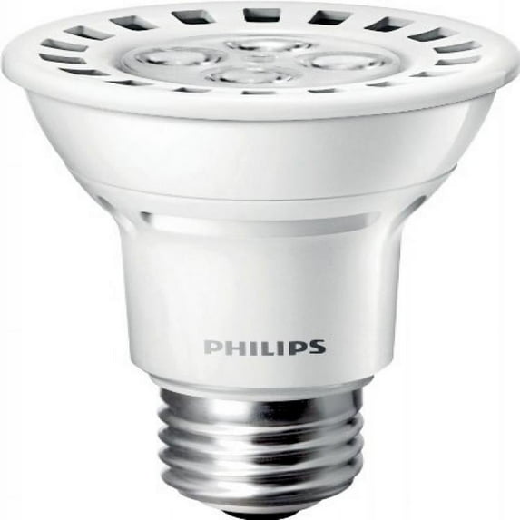 Philips 426163 8-Watt (50-Watt) AirFlux PAR20 LED 3000K (White) Flood Light Bulb, Dimmable