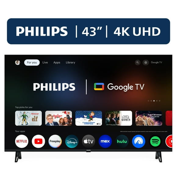 Philips 43" Class 4K Ultra HD (2160p) Google Smart LED TV (43PUL7652/F7) (New)