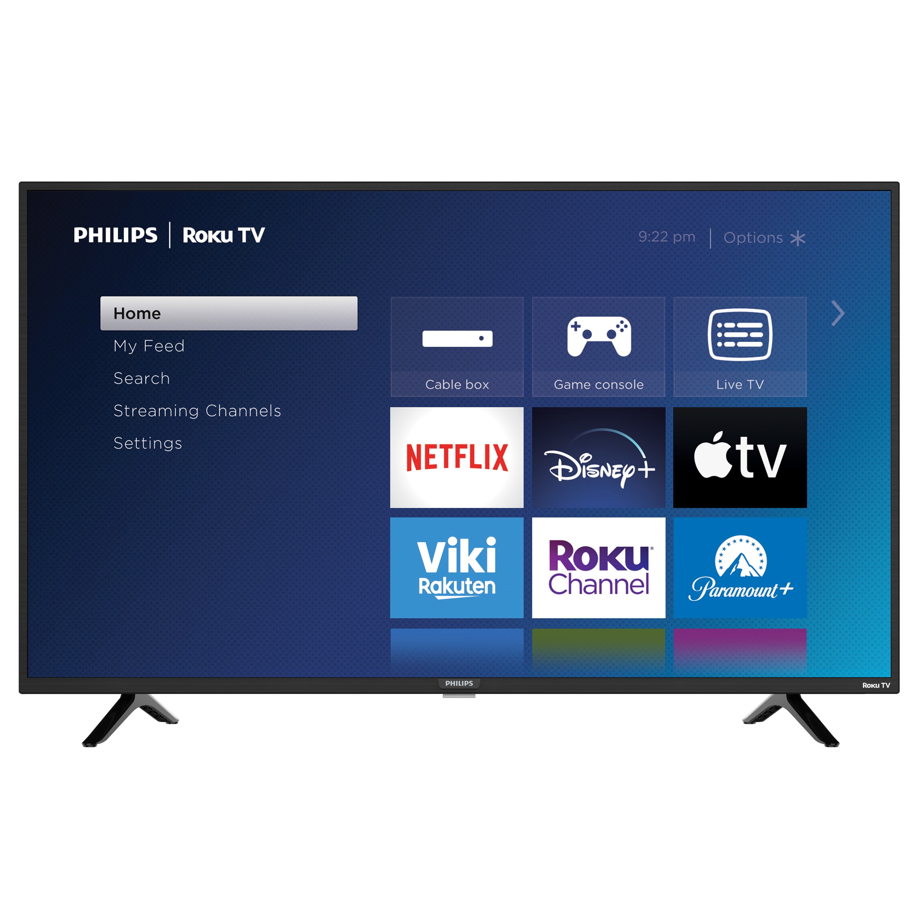 Tegnsætning del Derfor Philips 43" Class 4k Ultra HD (2160p) Roku Smart LED TV (43PFL5756/F7) -  Walmart.com