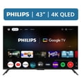 thumbnail image 1 of Philips 43" Class QLED 4K UHD (2160p) Google Smart TV (43PQL7456/F7), 1 of 22