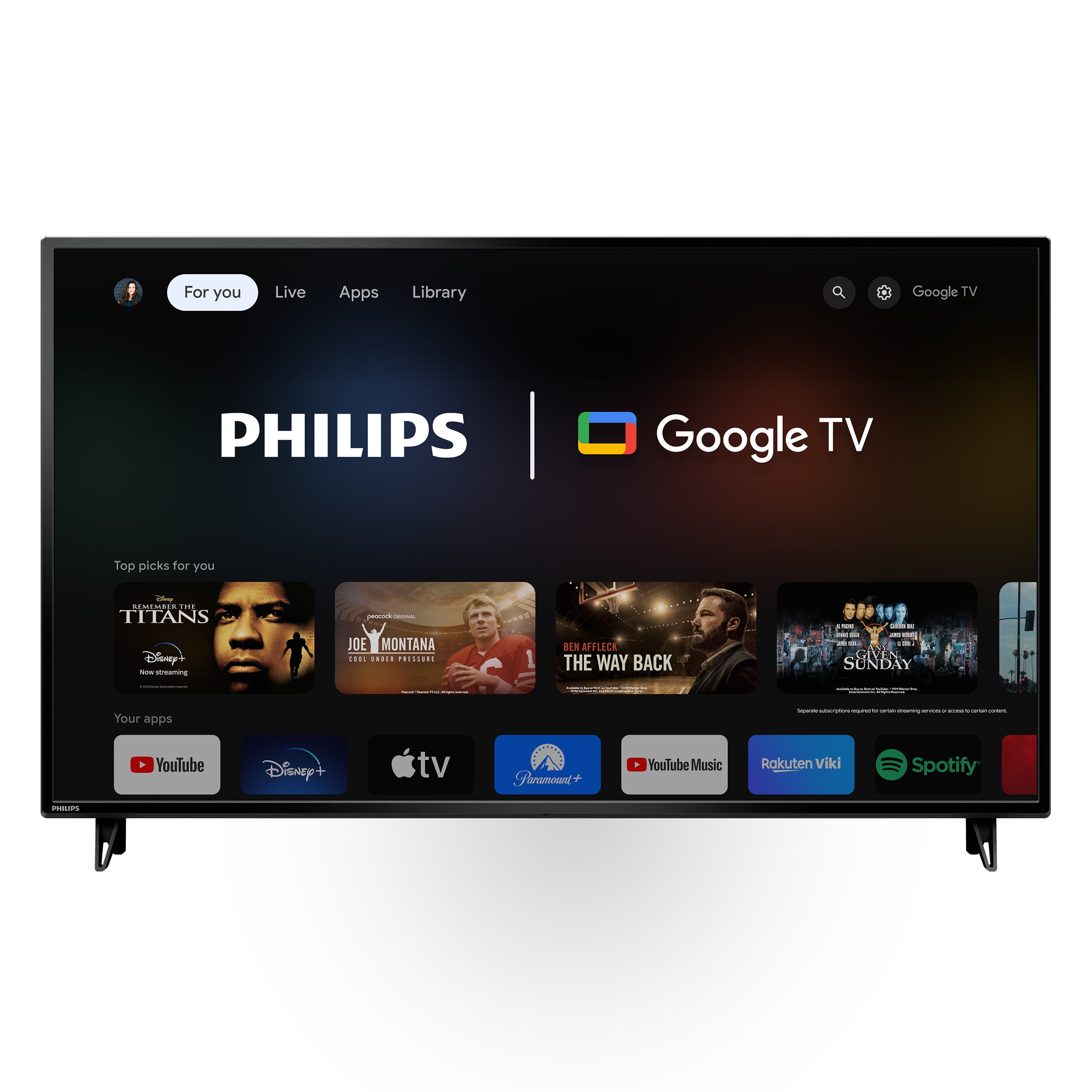 Televisor Philips De 43″ Smart Full HD Android TV