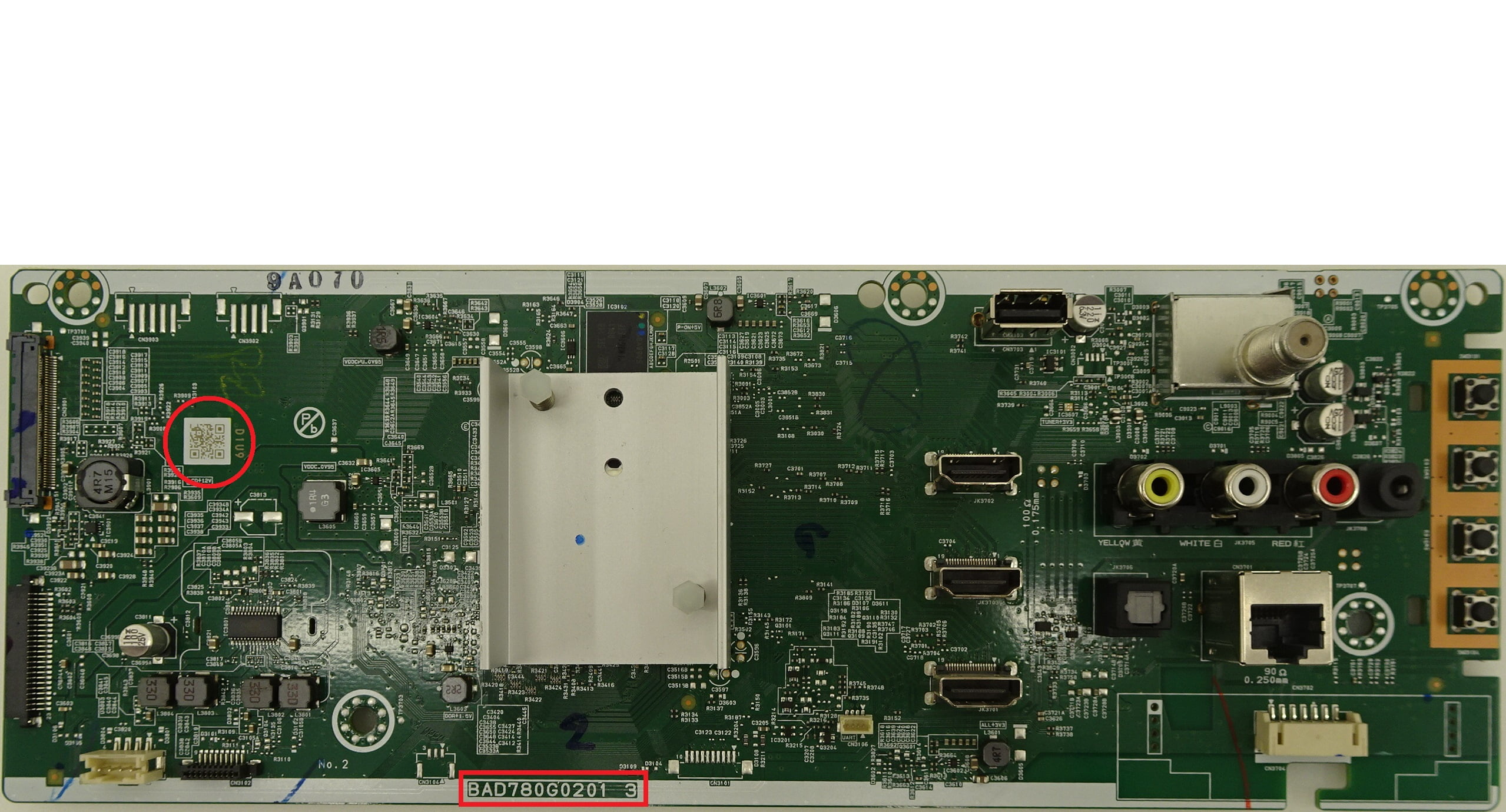 Philips 50PFL5766/F7 (ME5) Main Board AD1U9MMAV001 (BAD780G0201 3