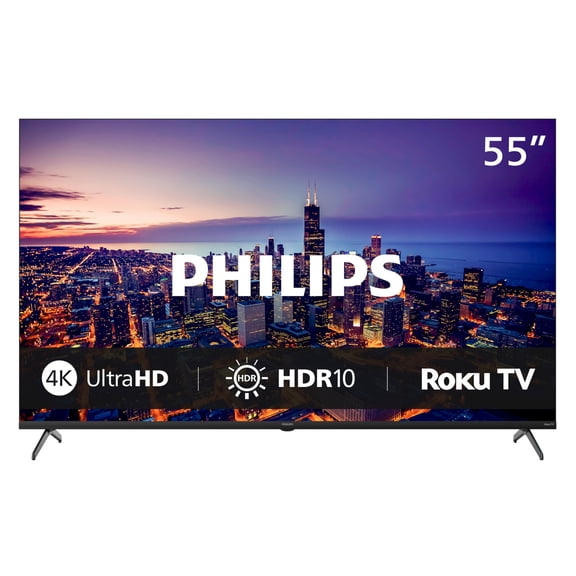 Philips 55" 4K LED Roku Smart TV