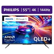 Philips 55 Class 144Hz QLED+ 4K UltraHD 2160p Google + Gaming Smart TV 55PUG7675/F7