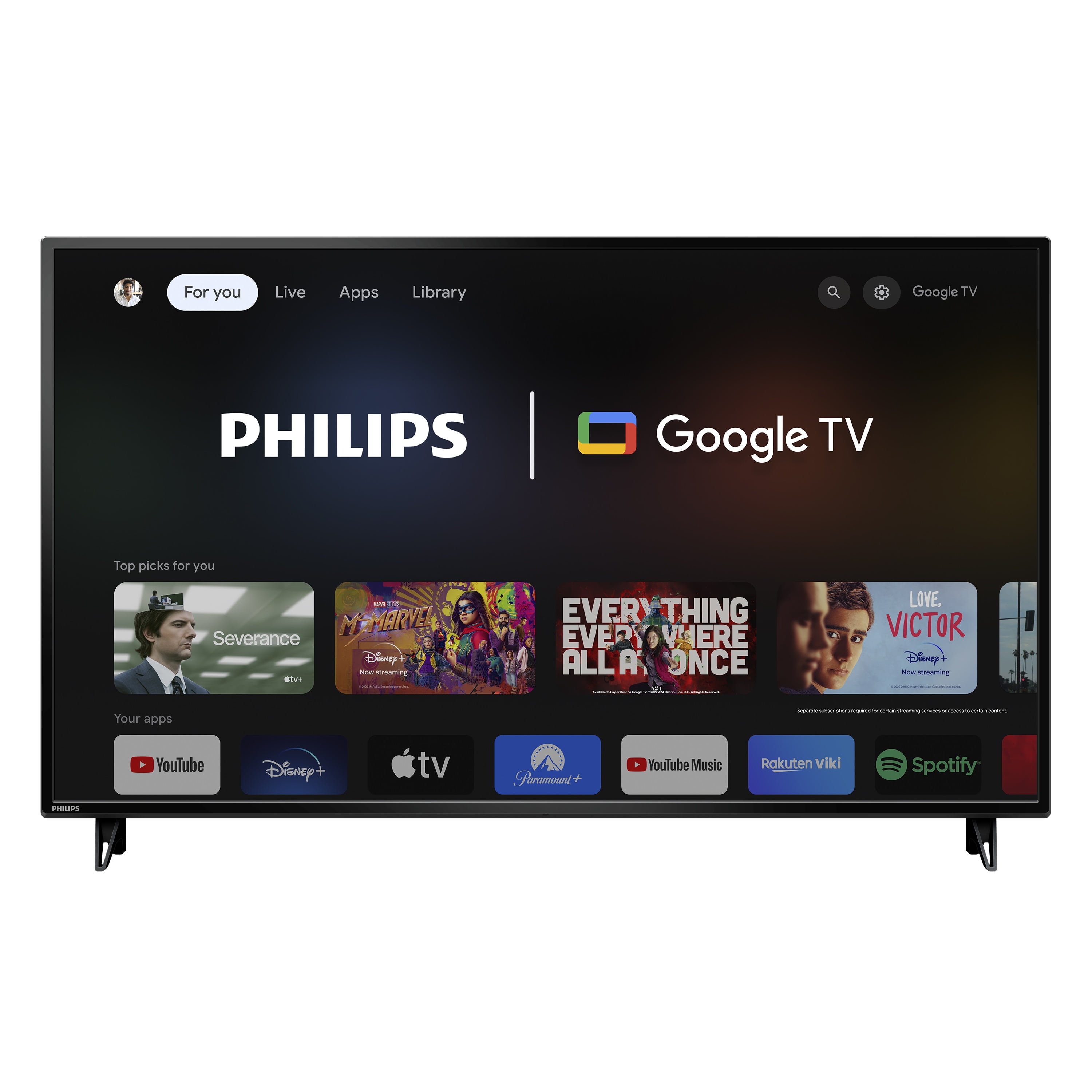Philips 55" Class 4K Ultra HD (2160p) Google Smart LED TV (55PUL7552/F7) -  Walmart.com