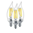 thumbnail image 1 of Philips Lighting LED Master Candle Tip LED Light Bulb T20 Decorative - Dimmable, 5.5W, Daylight, 1 of 1