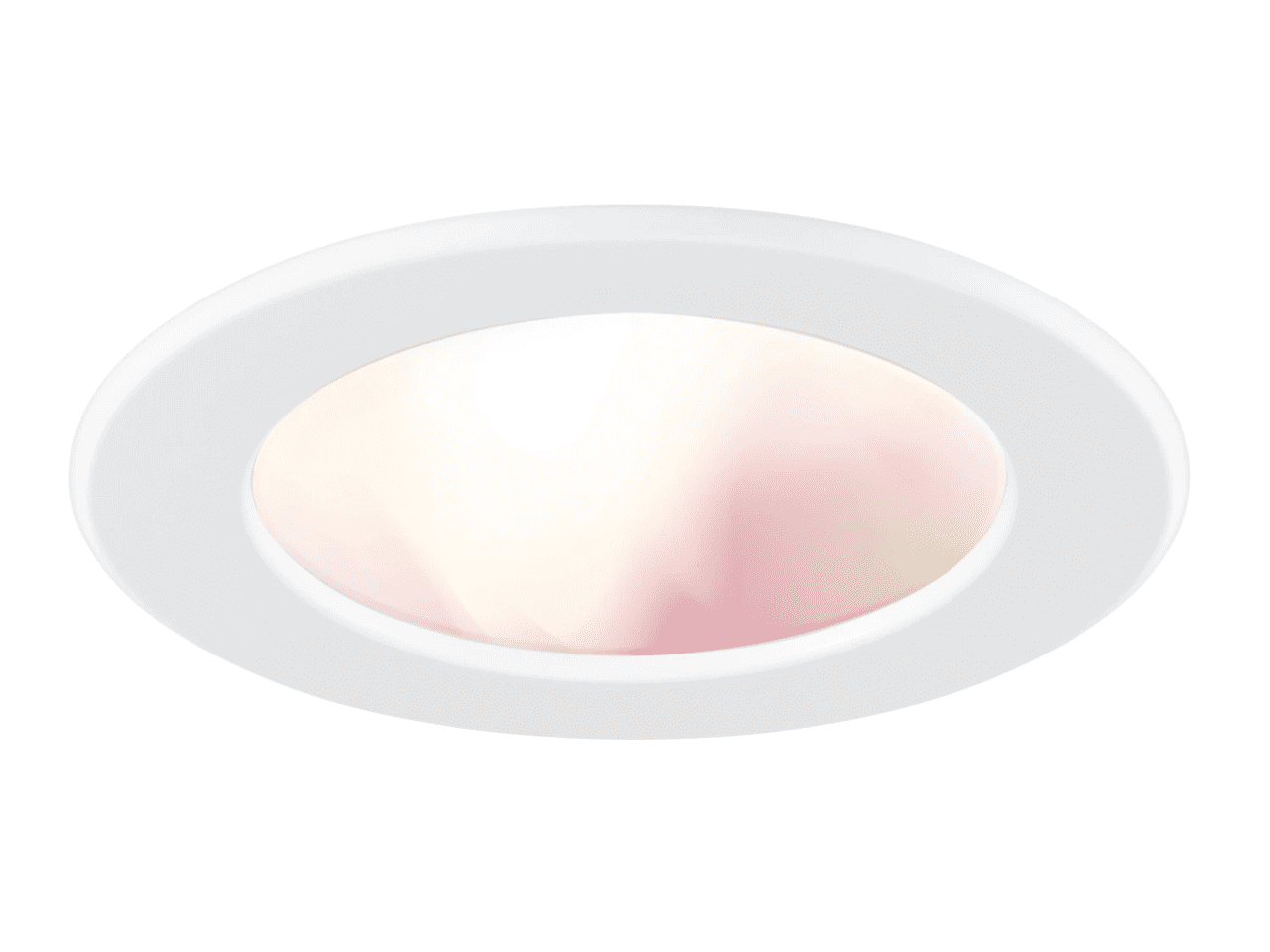 Smart Wi-Fi 6" LED Recessed Downlight, White, Voice-Controlled