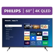Philips 60" Class QLED 4K UHD 2160p Roku Smart TV 60PQL7656/F7