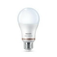 thumbnail image 1 of Philips 60-Watt Equivalent A19 LED Daylight (5000K) Smart Wi-Fi Light Bulb Powered by WiZ with Bluetooth (1-Pack), 1 of 1