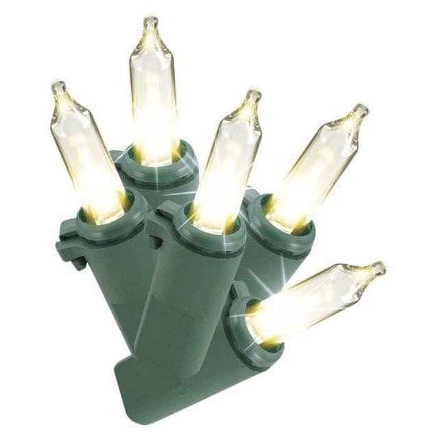 Philips 60ct. Warm White Twinkle LED Mini String Lights Green Wire