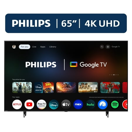 Philips 65" Class 4K Ultra HD (2160p) Google Smart LED TV (65PUL7552/F7)