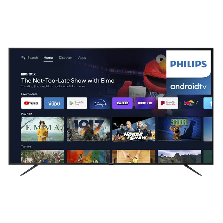Philips 75" Class 4K HD Android Smart LED TV with Google Assistant (75PFL5604/F7) - Walmart.com
