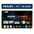 thumbnail image 1 of Philips 75" Class 4K Ultra HD (2160p) Google Smart LED TV (75PUL7552/F7), 1 of 24