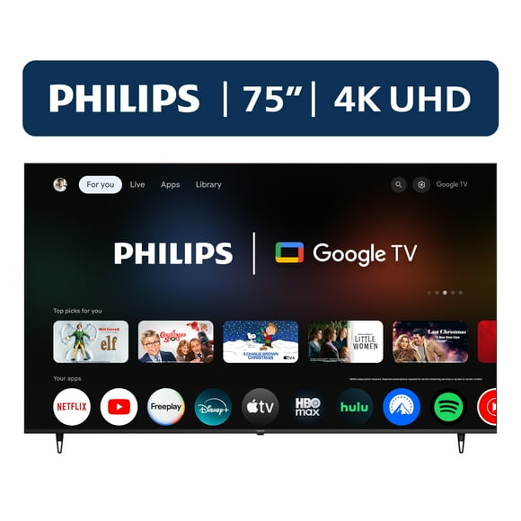 Philips 75" Class 4K Ultra HD (2160p) Google Smart LED TV (75PUL7552/F7)