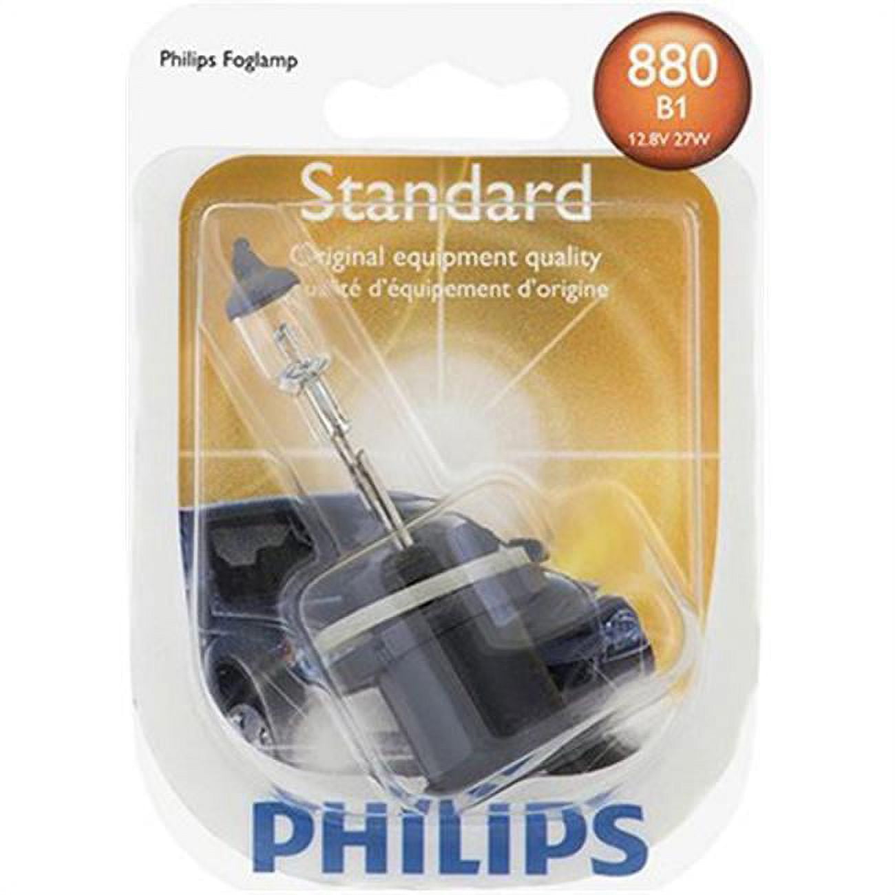 Philips 880 - 27w 12.8v PG13 Base Automotive Bulb