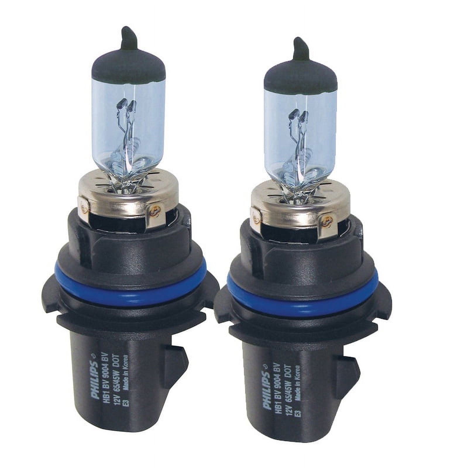 Philips 9004 HB1 - Crystal Vision Ultra Low and High Beam Headlamp - 2 bulbs