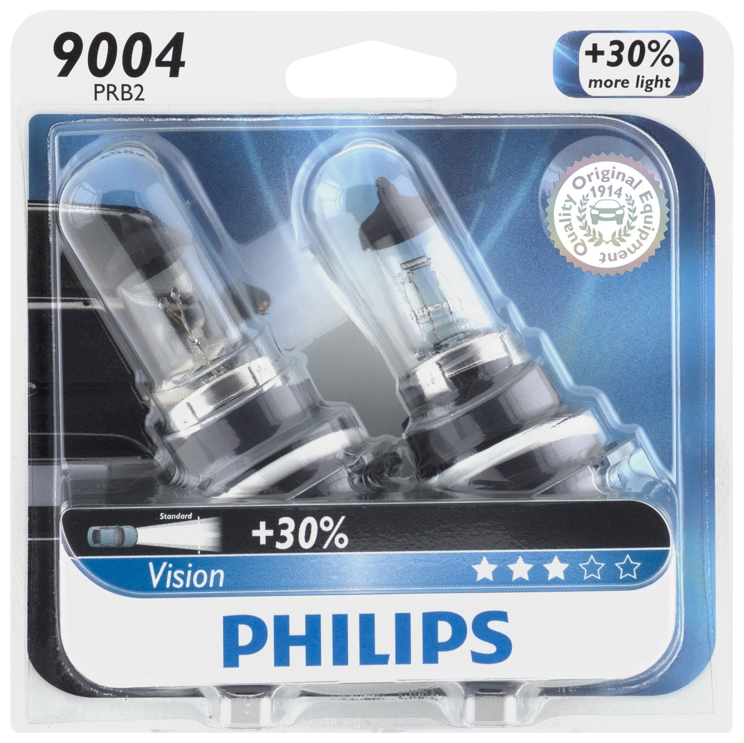 Philips 9004 Vision Headlight, Pack of 2