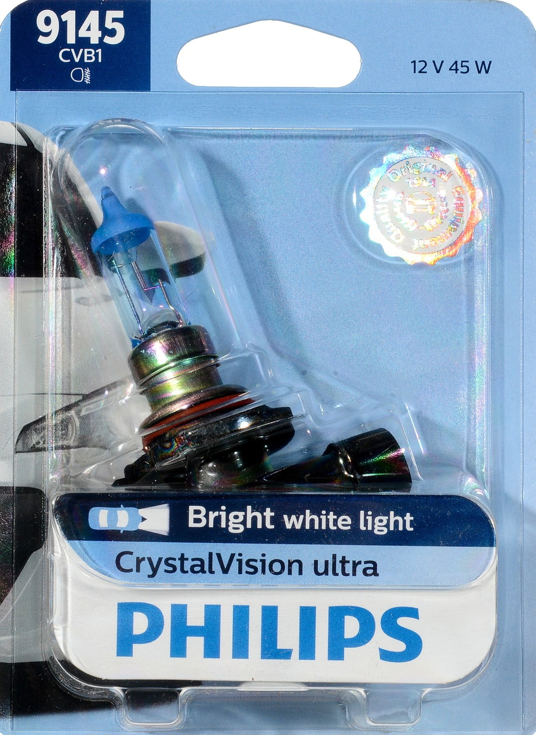 Philips 9145 Crystalvision Ultra Headlight, Pack of 1