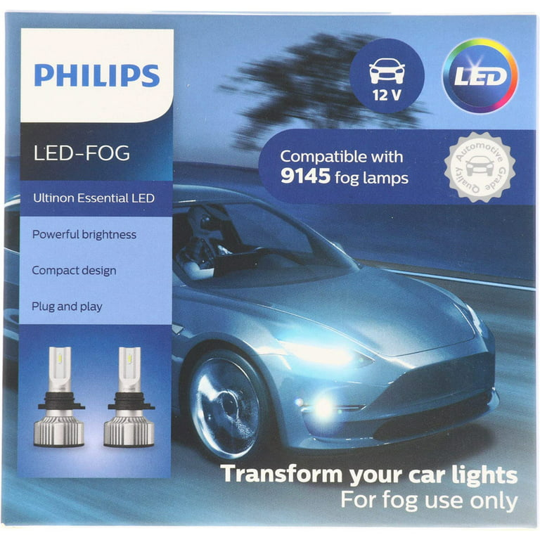 Philips Ultinon LED H7 Car Hi/lo Beam 6000K Cool White Light +