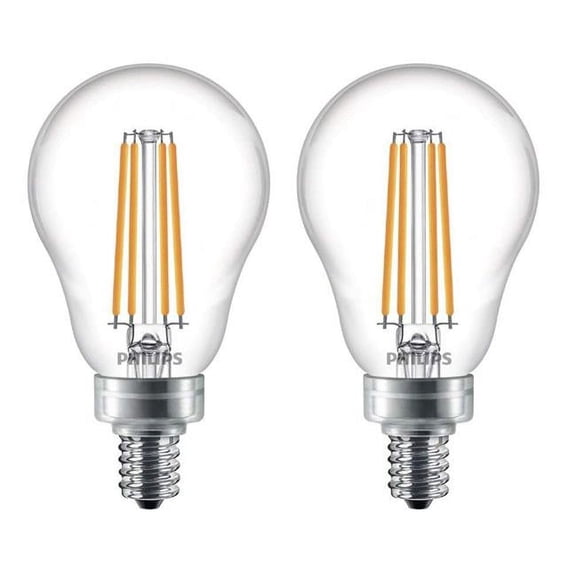 Philips Lighting 3009052 60W Equivalence A15 E26 Medium LED Light Bulb, White - Pack of 4