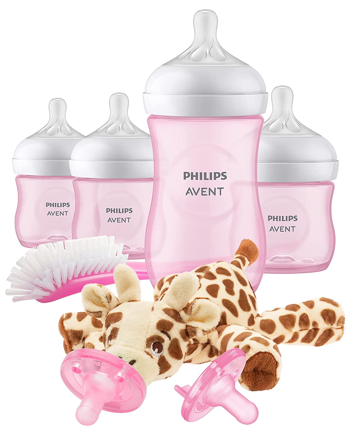Philips Avent Natural Baby Bottle with Natural Response Nipple Newborn Gift  Set, SCD837/03 - DroneUp Delivery