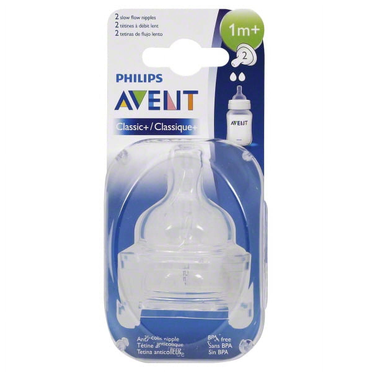 Philips Avent Biberón Classic+ 11oz/330ml Translúcido two pack SCF566/27