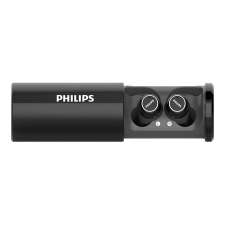 Philips - ActionFit Wireless Sports In-Ear Headphone- Black - Black