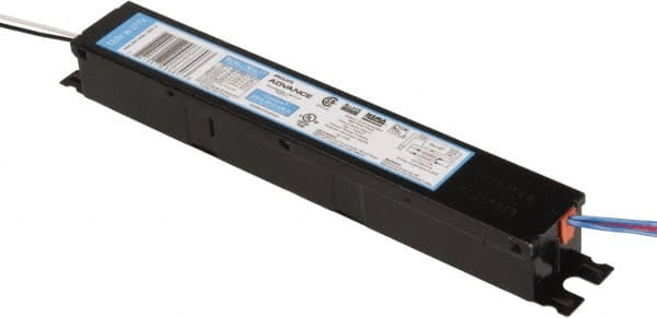 Philips Advance 1 or 2 Lamp, 120-277 Volt, 0.15 to 0.41 Amp, 0 to 39, 40 to 79 Watt, Instant Start, Electronic, Nondimmable Fluorescent Ballast 0.77, 0.78, 0.80, 0.87, 0.90 Ballast Factor, T8 Lamp