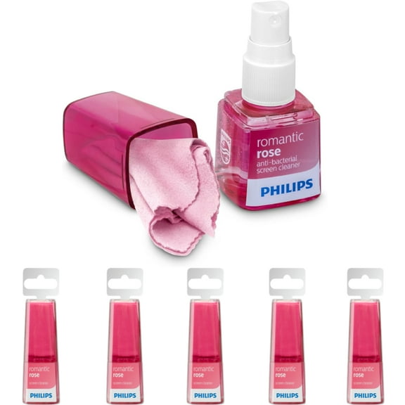 Philips Anti-bacterial Electronic Cleaning Kit with Microfiber Cloth, 5 Count