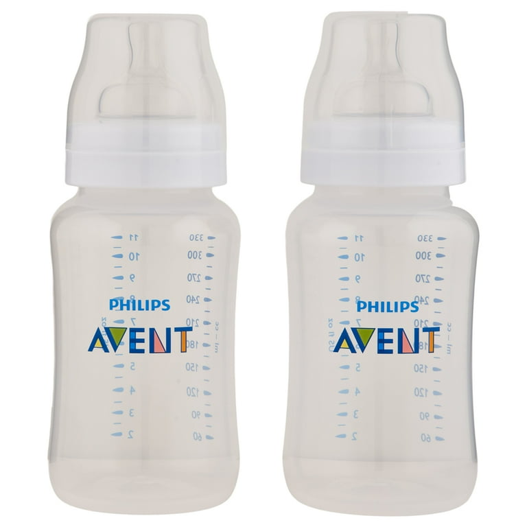 Anti Colic Bottle Philips Avent Glass Bottle Review Philips AVENT  Anti-Colic Wide Neck Newborn Baby Bottles, 4oz, 4pk
