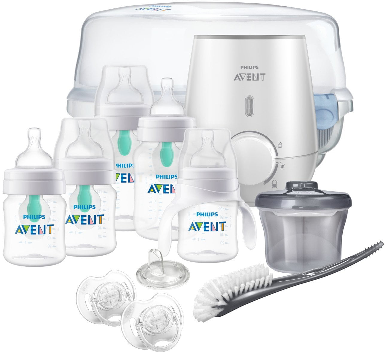 Avent Set Philips Avent Anti-colic Newborn Infant Bottle with AirFree Vent Gift ...