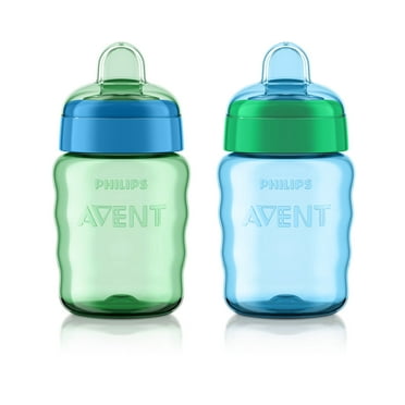 Philips Avent My Easy Sippy Spout 9 Ounce Cup Pack of 2 Blue