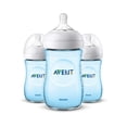 thumbnail image 1 of Philips Avent Natural Baby Bottle, Blue, 9oz, 3pk, SCF013/39, 1 of 12