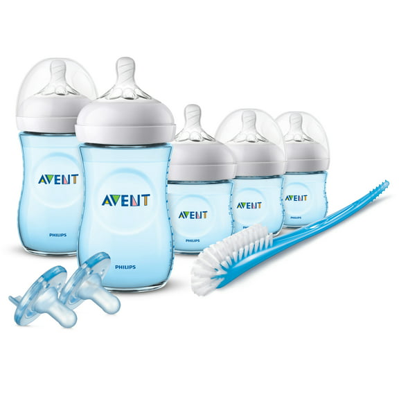 Philips Avent Natural Baby Bottle Blue Baby Gift Set, SCD206/12