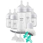Philips AVENT Natural Baby Bottle with Natural Response Nipple, Newborn Baby Gift Set, SCD838/02