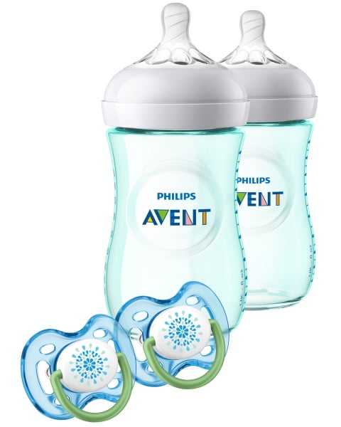 Philips Avent Natural Baby Bottle Teal Gift Set SCD113/24