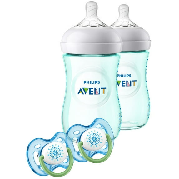 Philips Avent Natural Baby Bottle Teal Gift Set SCD113/24