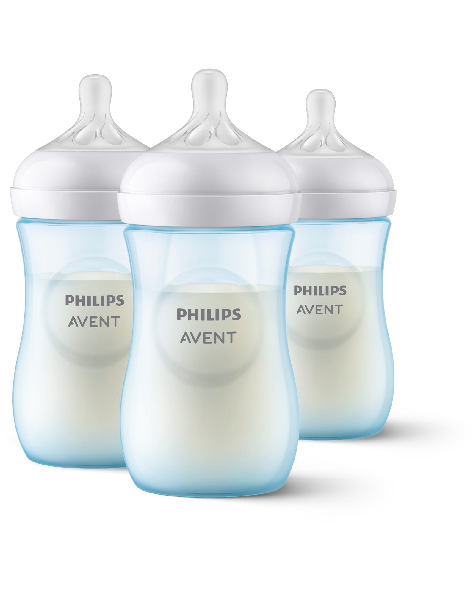 Aannemelijk Overleven Uitrusten Philips Avent Natural Baby Bottle with Natural Response Nipple, Clear, 9oz,  3pk, SCY903/93 - Walmart.com