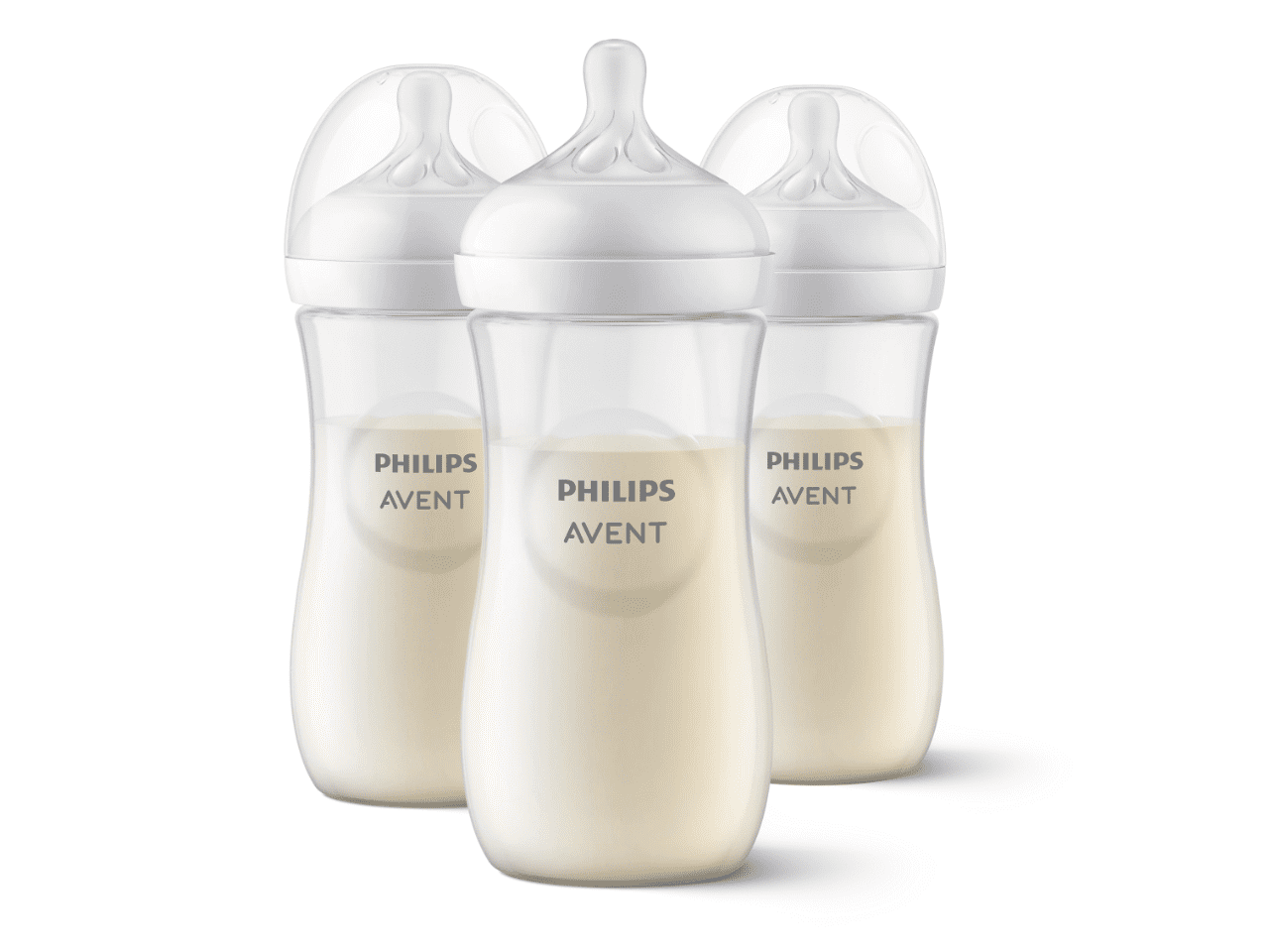 Philips Avent Natural Baby Bottle with Natural Response Nipple - Clear, 11oz