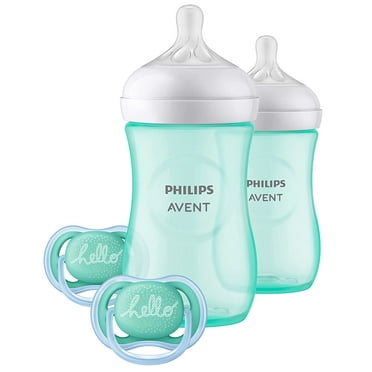 Philips Avent Natural Baby Bottle with Natural Response Nipple Teal Baby Gift Set SCD837/02