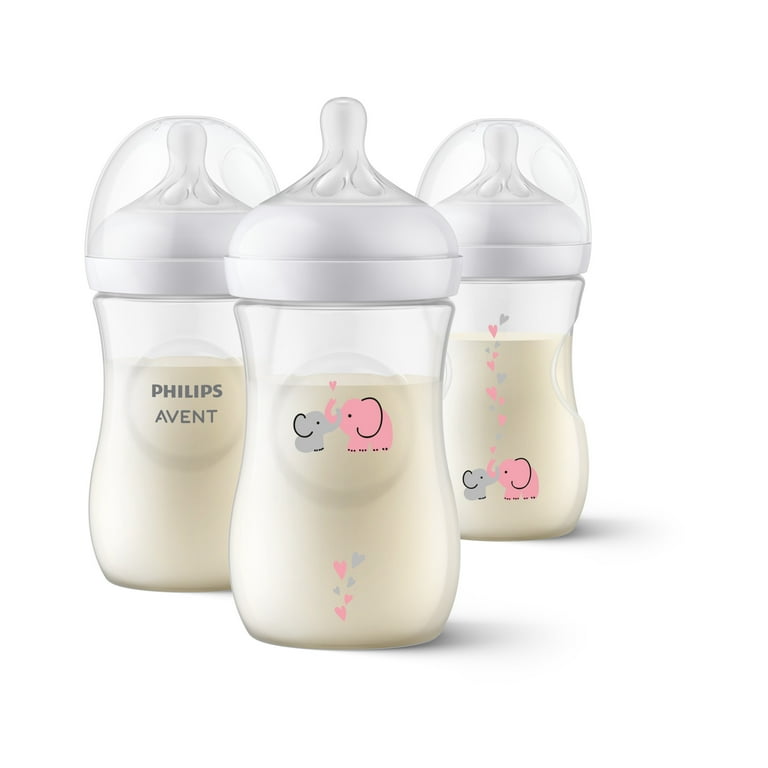 Pink avent bottles discount