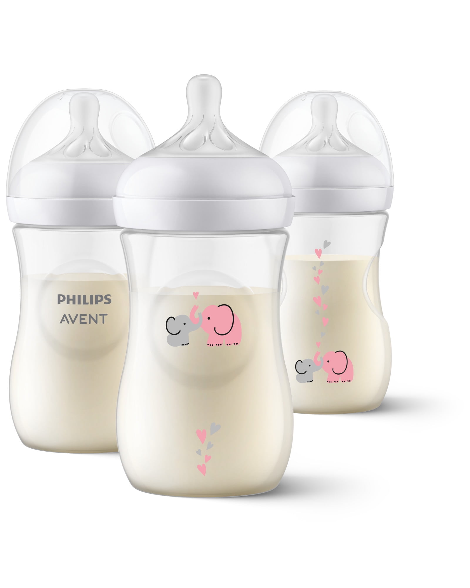 Philips Avent Natural Baby Bottle with Natural Response Nipple , Clear,  9oz, 1pk, SCY903/91 