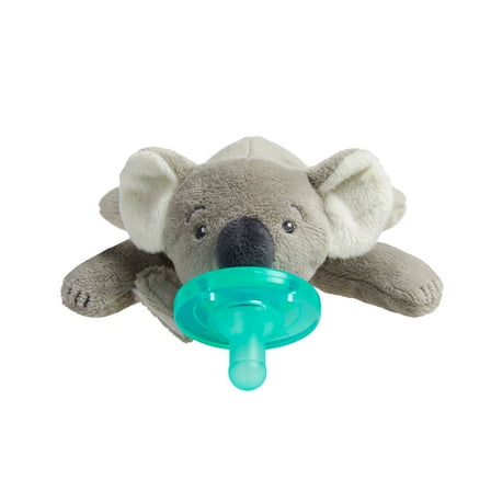 Philips Avent Soothie Snuggle Pacifier Holder with Detachable Pacifier, Koala, 0M+, SCF347/06