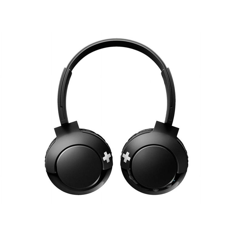 Philips BASS SHB3075BK Headphones with mic on ear Bluetooth wireless black Walmart