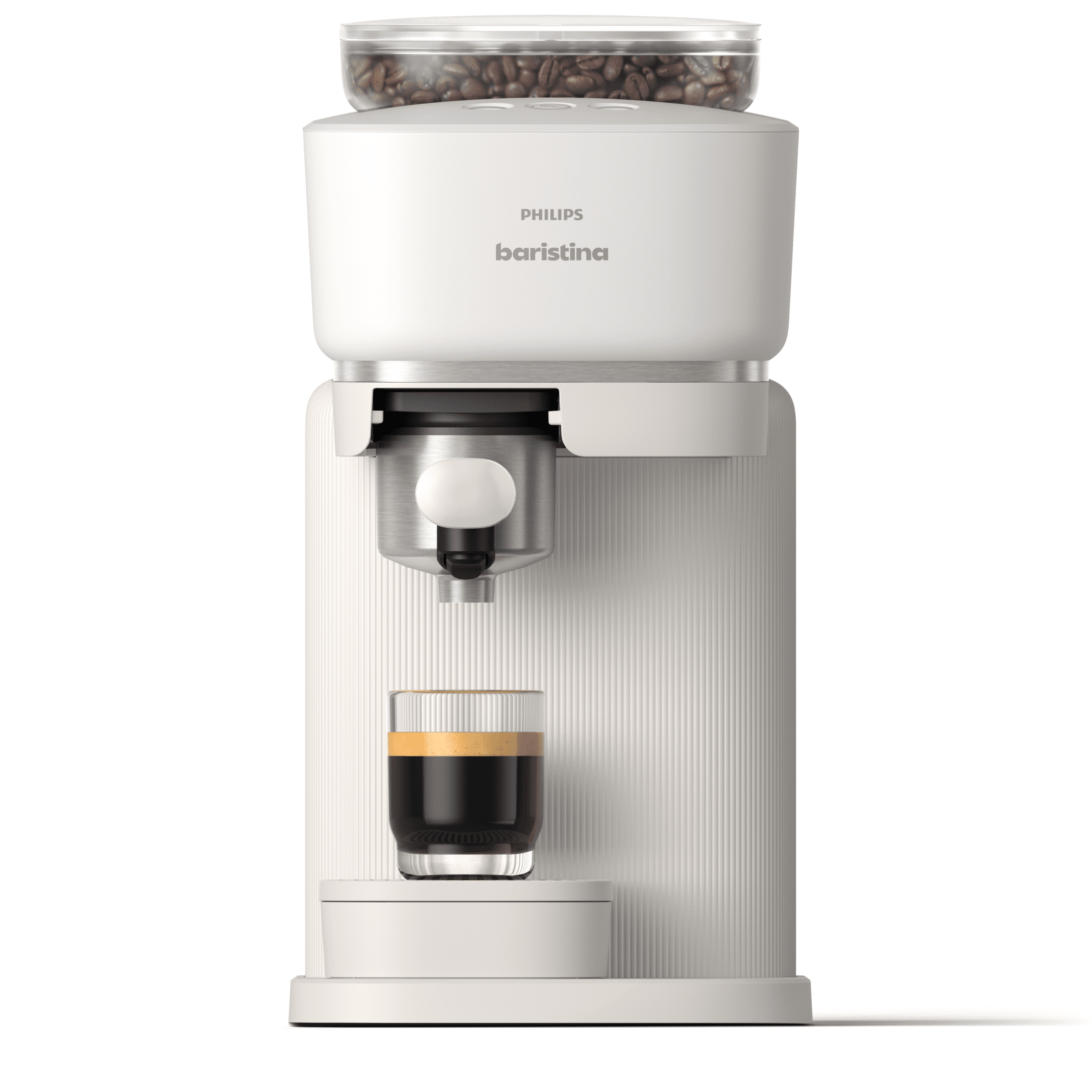 Philips Baristina Automatic Espresso Machine, Milky White - Walmart.com