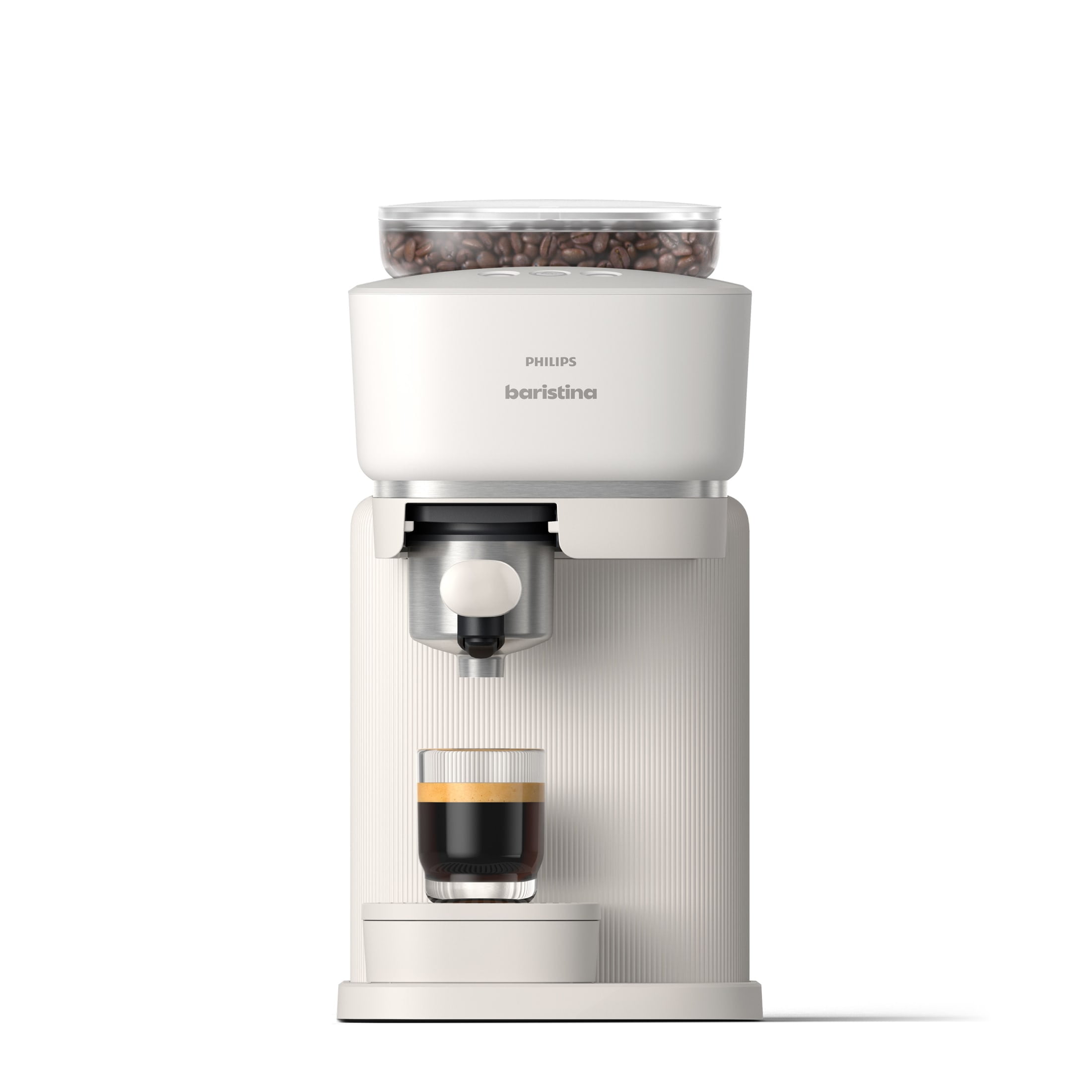 Philips Baristina Automatic Espresso Machine, Milky White